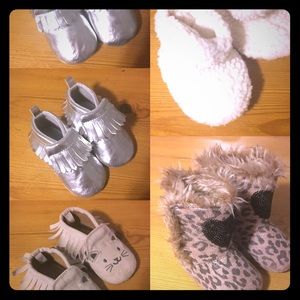 Lot of 5 Baby Shoes